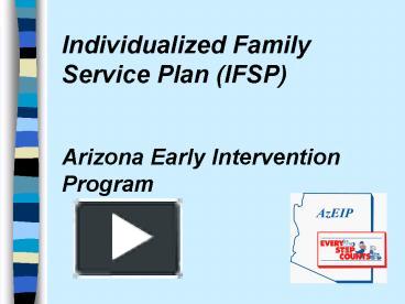 PPT – Individualized Family Service Plan IFSP PowerPoint presentation ...