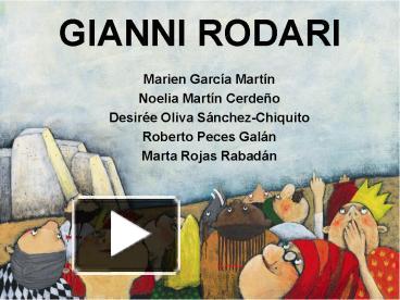 PPT – GIANNI RODARI PowerPoint presentation | free to view - id ...