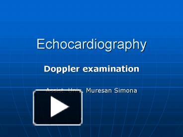 PPT – Echocardiography PowerPoint presentation | free to view - id ...