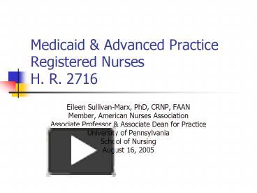 PPT – Medicaid PowerPoint presentation | free to view - id: 3b48-Yzc4M