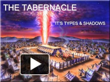PPT – THE TABERNACLE PowerPoint presentation | free to download - id ...