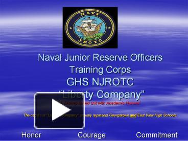 PPT – Naval Junior Reserve Officers Training Corps GHS NJROTC ...