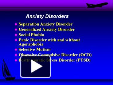 PPT – Separation Anxiety Disorder PowerPoint presentation | free to ...