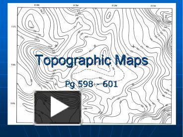 PPT – Topographic Maps PowerPoint presentation | free to download - id ...