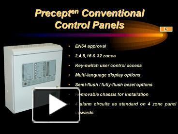 PPT – Precepten Conventional Control Panels PowerPoint presentation ...