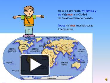 PPT – Hola, yo soy Pablo, mi familia y yo viajamos a la Ciudad PowerPoint  presentation | free to view - id: 56db49-ODZlY