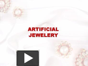 PPT – Artificial Jewelries – Latest Trends in Jewelries PowerPoint ...