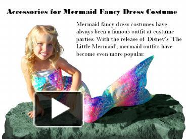 PPT – Accessories for Mermaid Fancy Dress Costume PowerPoint ...