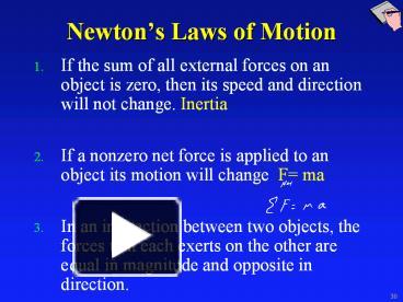 PPT – Newton PowerPoint presentation | free to download - id: 75ccaa-MTMwM