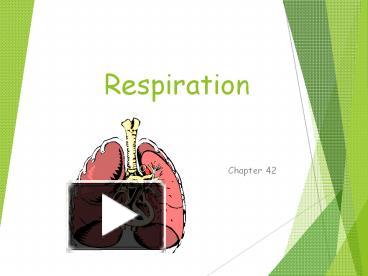 PPT – Respiration PowerPoint presentation | free to download - id ...