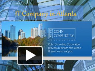 PPT – Atlanta IT company PowerPoint presentation | free to download ...