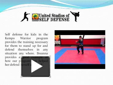 PPT – self defense for kids PowerPoint presentation | free to download ...