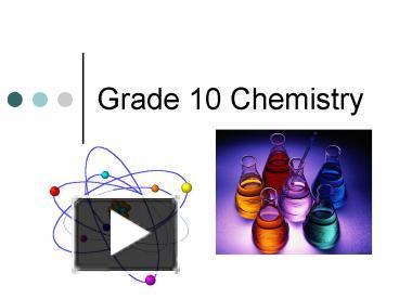 PPT – Grade 10 Chemistry PowerPoint presentation | free to download ...