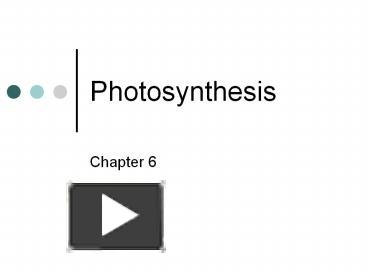 PPT – Photosynthesis PowerPoint presentation | free to download - id ...