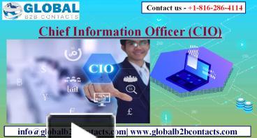 PPT – Chief Information Officer (CIO) PowerPoint presentation | free to ...