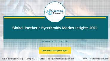 PPT – Global Synthetic Pyrethroids Market Insights 2021 PowerPoint ...