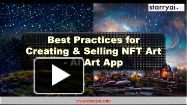 PPT Best Practices for Creating and Selling NFT Art AI