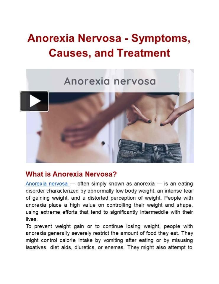 PPT – Anorexia Nervosa - Symptoms, Causes, and Treatment PowerPoint ...