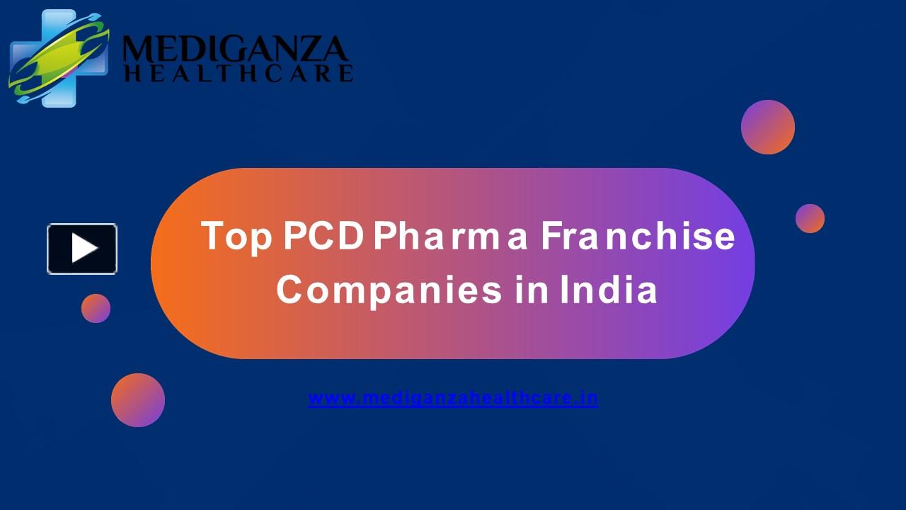 PPT – Top PCD Pharma Franchise Companies in India PowerPoint ...