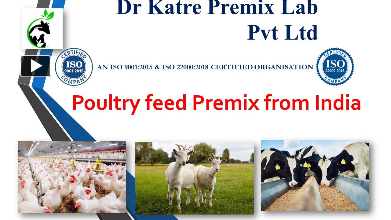 PPT – Poultry feed Premix from India PowerPoint presentation | free to ...