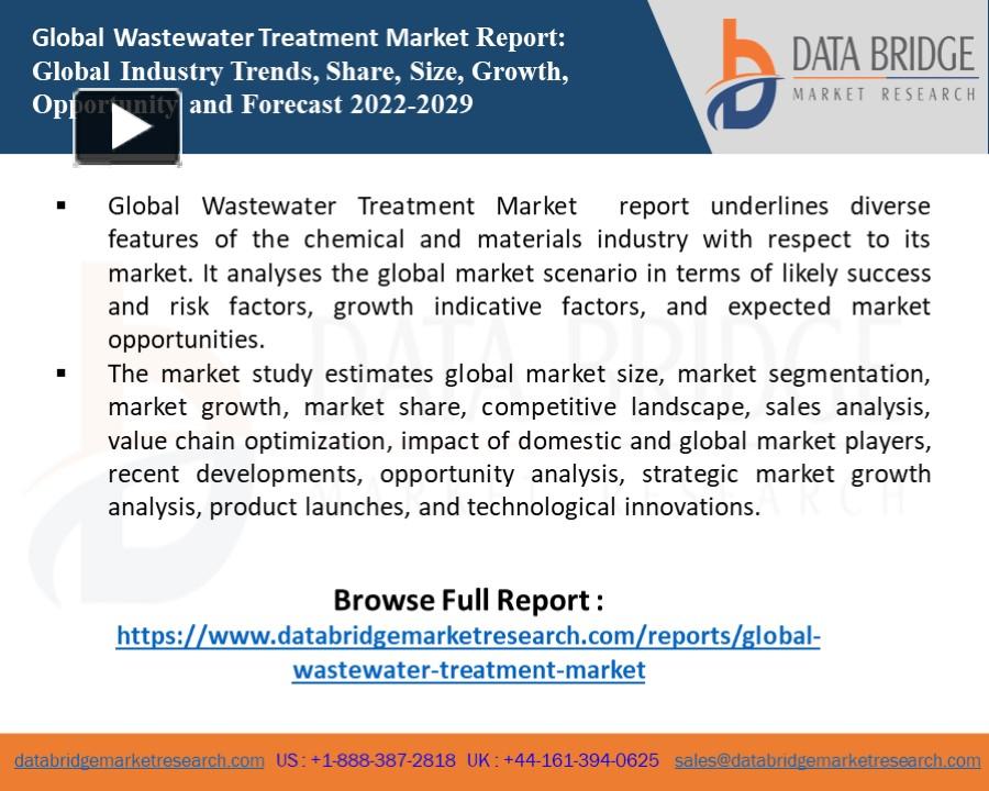 PPT – Wastewater Treatment Market in Food Industry – Industry Trends ...