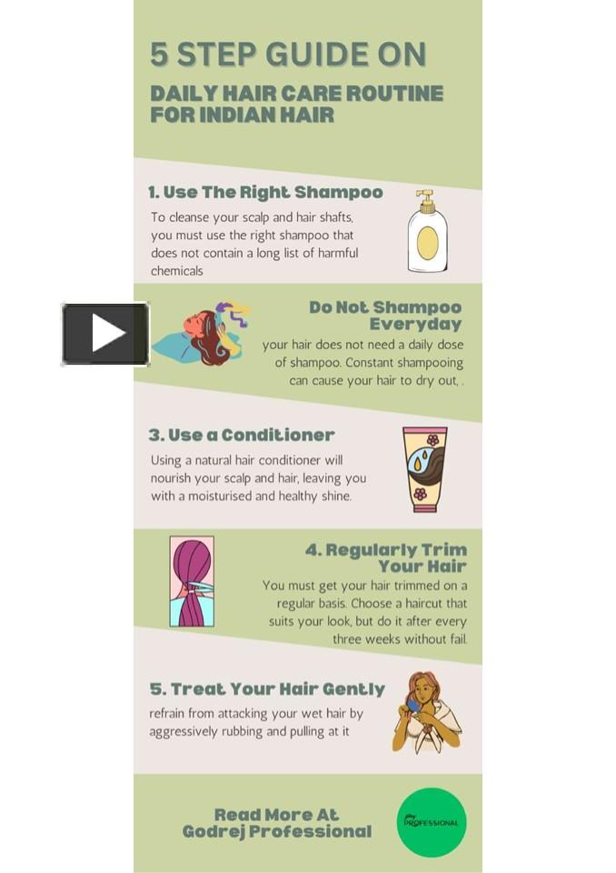 PPT – Expert Recommended Hair Care Routine for Indian Hair PowerPoint ...