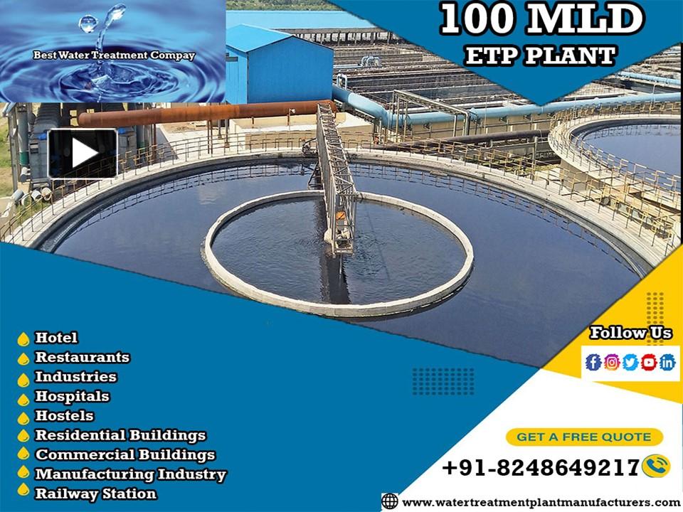 PPT – Effluent Treatment Plant | ETP Plant Company | Industrial ...