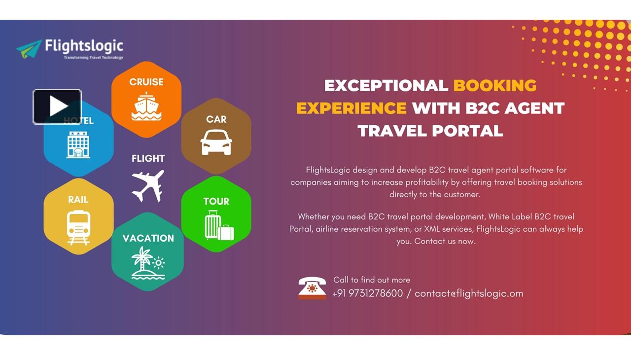 PPT – B2C Travel Agent Portal PowerPoint presentation | free to ...