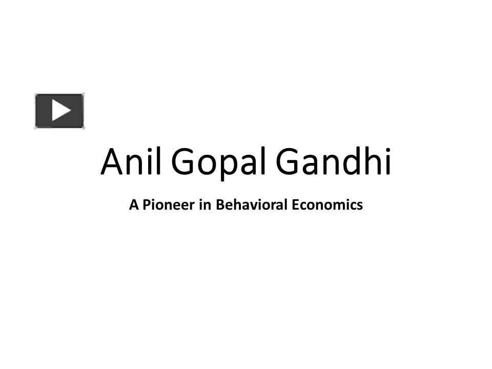 PPT – Anil Gopal Gandhi - Understanding role of AI in the Financial ...