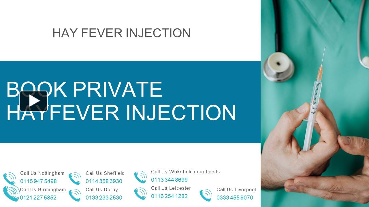 PPT – Book Private Hayfever Injection (1) PowerPoint presentation ...