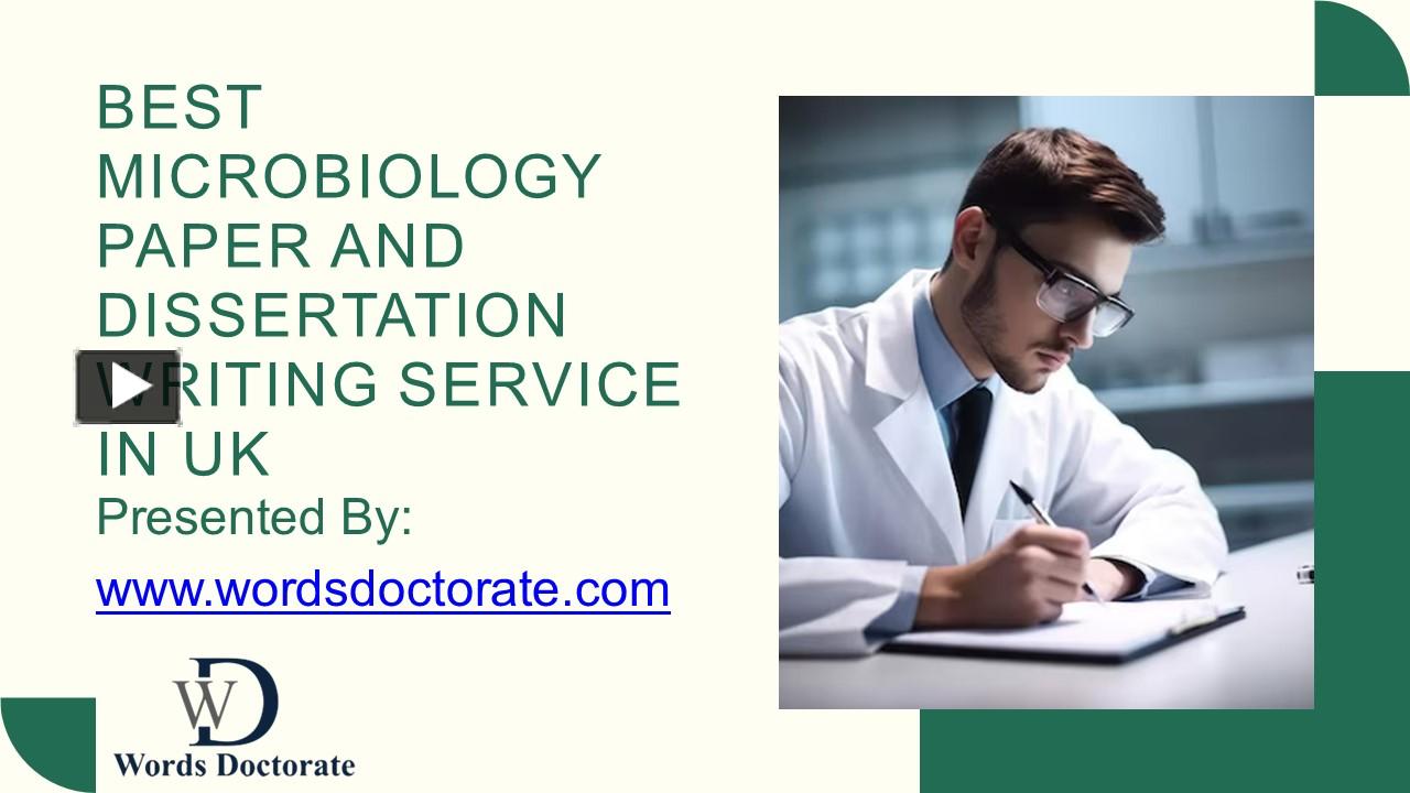 PPT – Best Microbiology Paper And Dissertation Writing Service In UK ...