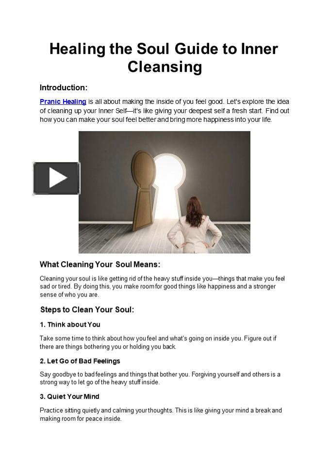 PPT – Zen Soul Living: The Ultimate Soul Cleansing Handbook PowerPoint ...