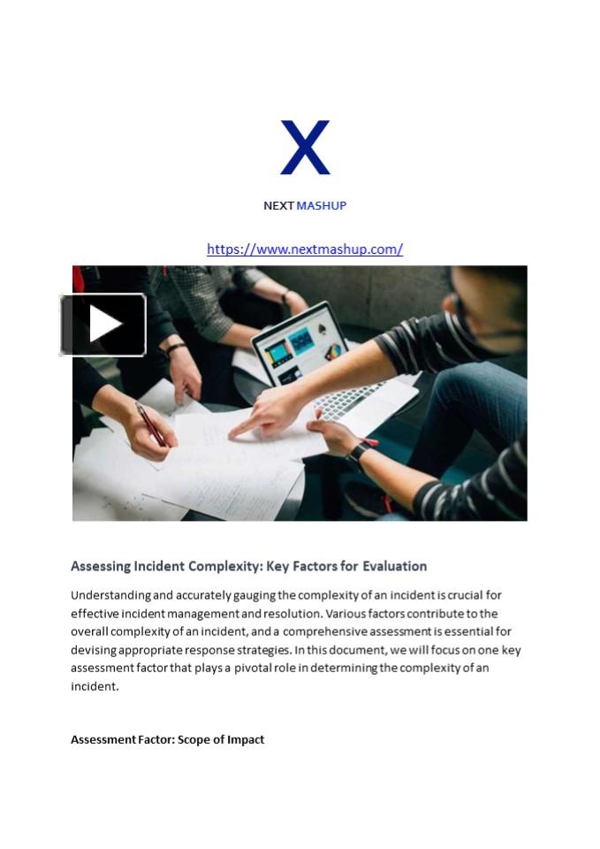 PPT – Assessing Incident Complexity Key Factors for Evaluation ...