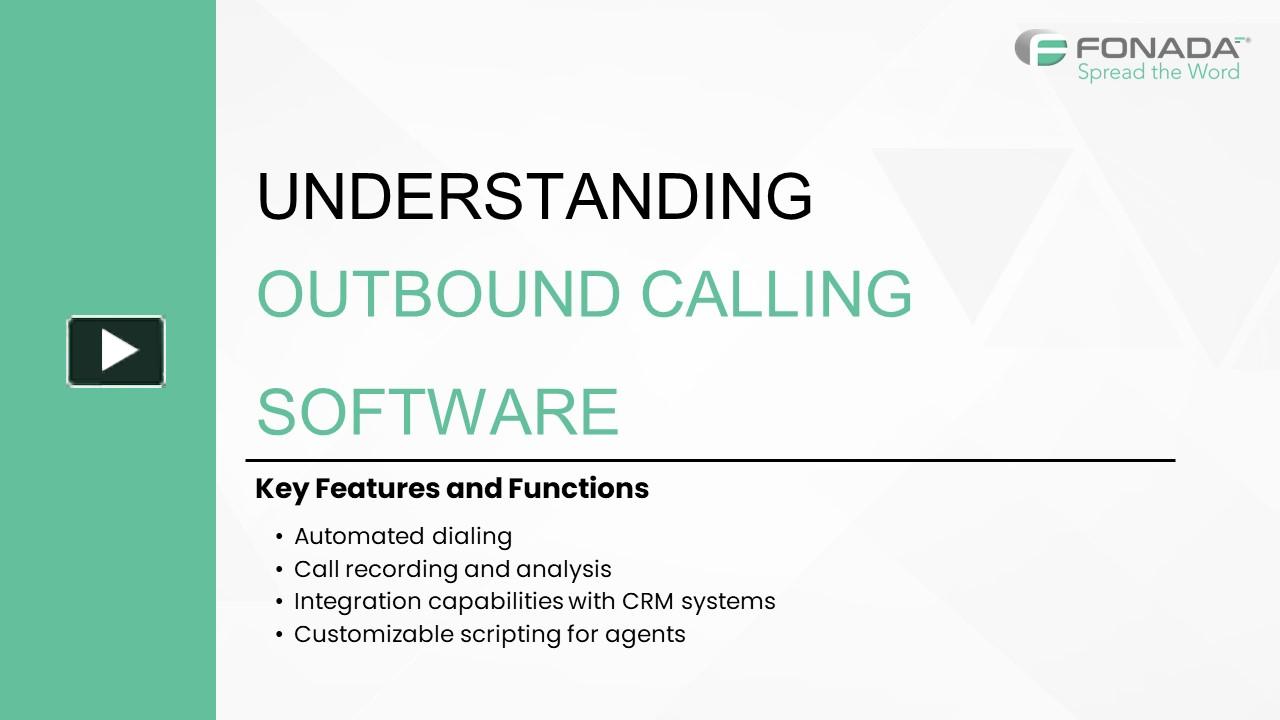 PPT – Understanding Outbound Calling Software PowerPoint presentation ...