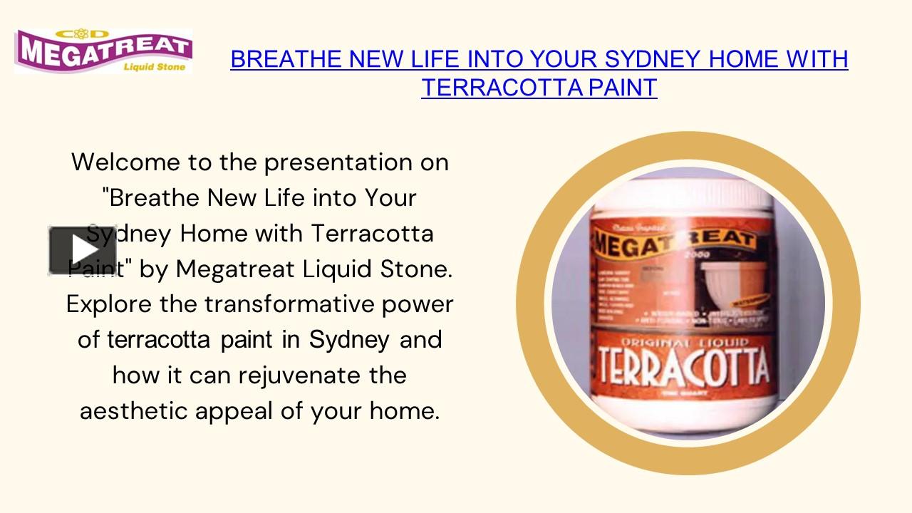 PPT – Breathe New Life into Your Sydney Home with Terracotta Paint ...