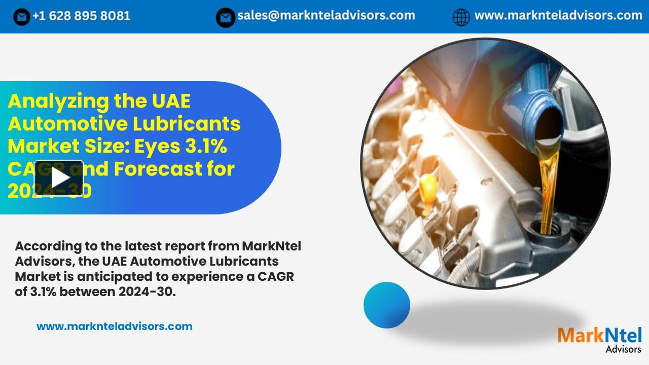 PPT – UAE Automotive Lubricants Market Research Report: Forecast (2024 ...