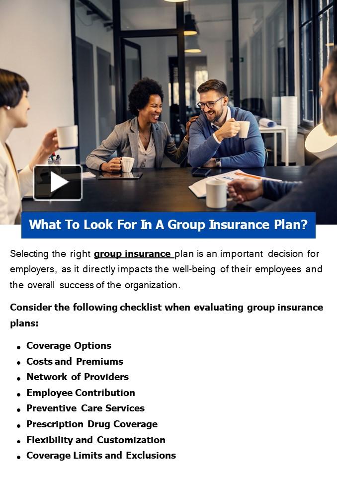 PPT – What To Look For In A Group Insurance Plan? PowerPoint ...