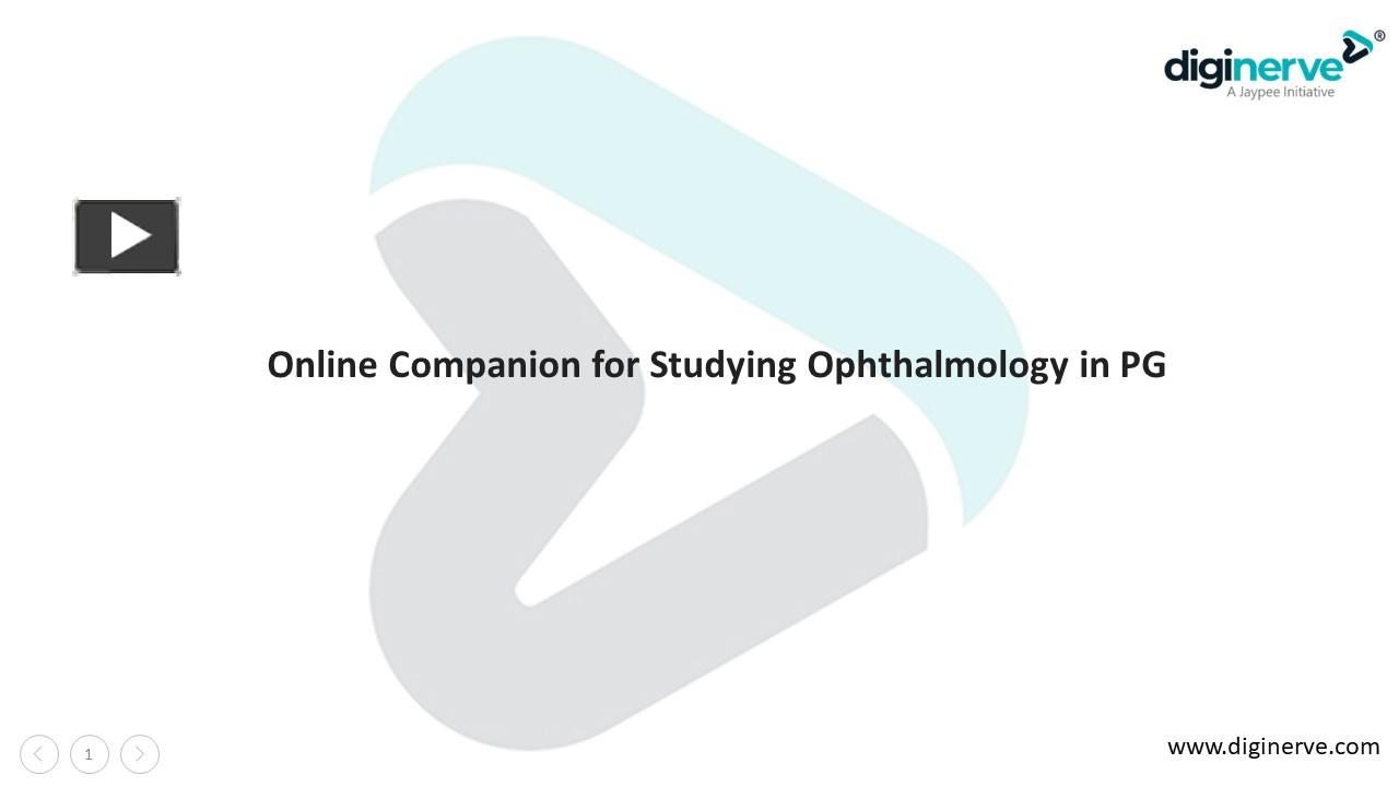 PPT – Online Companion for Studying Ophthalmology in PG PowerPoint ...