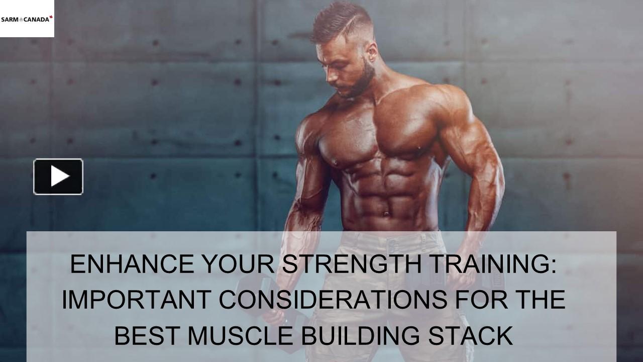 PPT – Enhance Your Strength Training: Important Considerations for the ...