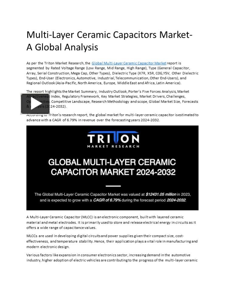 PPT – Multi-Layer Ceramic Capacitors Market - Global Analysis ...