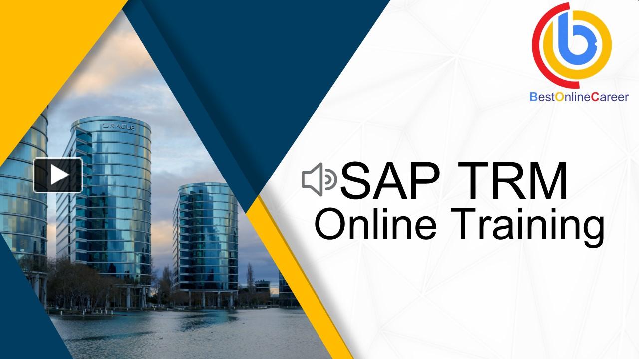 PPT – SAP TRM (Treasury and Risk Management) Online Training PowerPoint ...