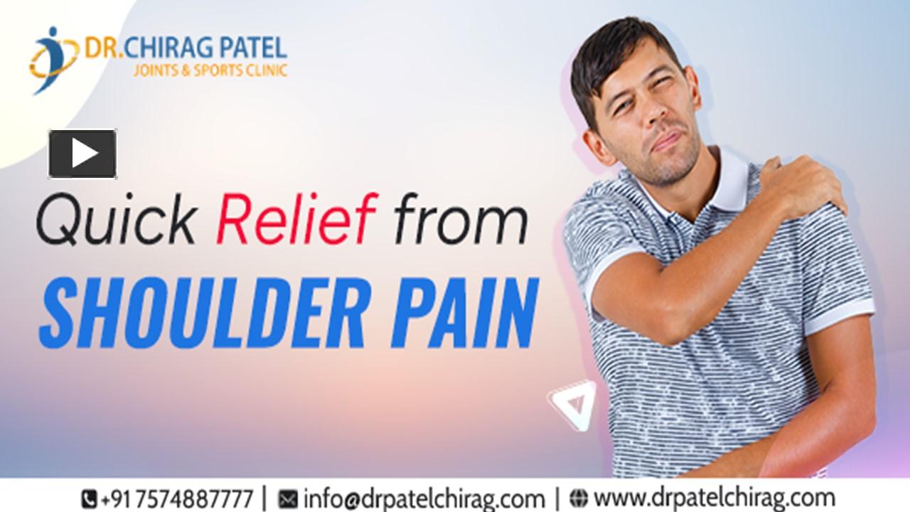 PPT – Quick Relief from Shoulder Problems | Shoulder Pain Reasons ...