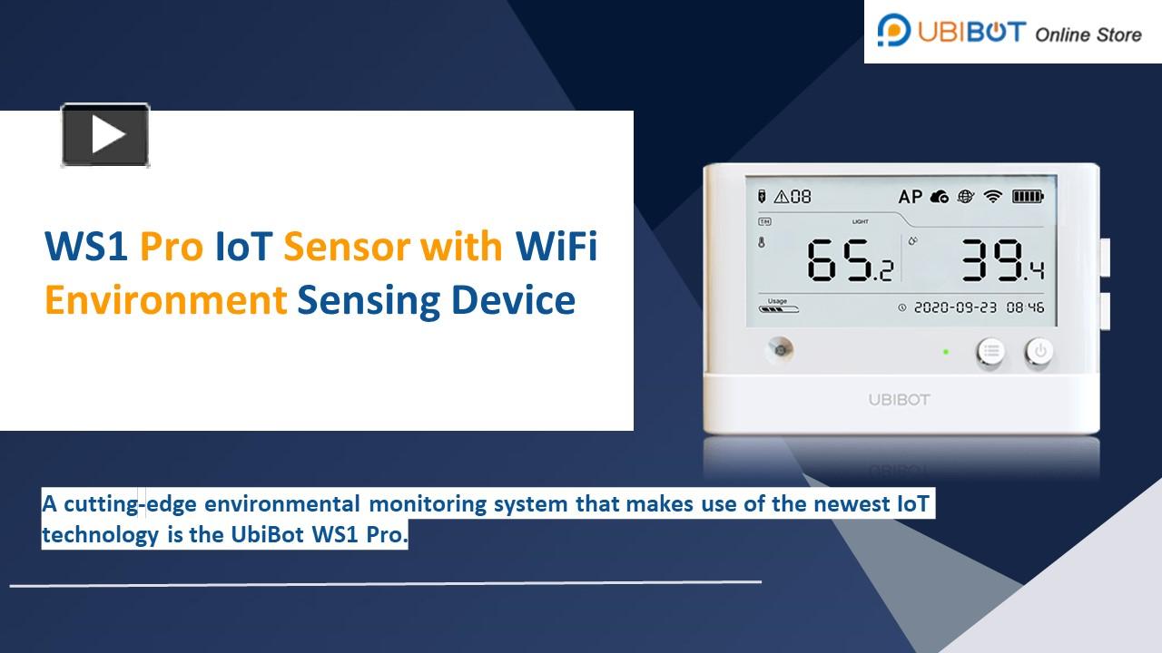 PPT – WS1 Pro IoT Sensor with WiFi Environment Sensing Device ...