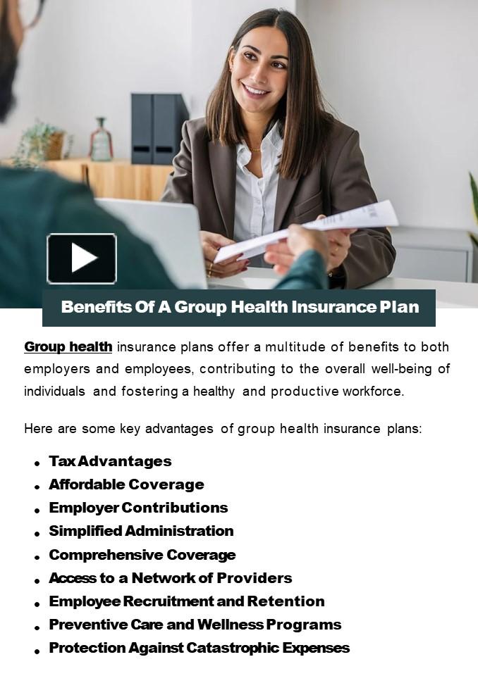 PPT – Benefits Of A Group Health Insurance Plan PowerPoint presentation ...