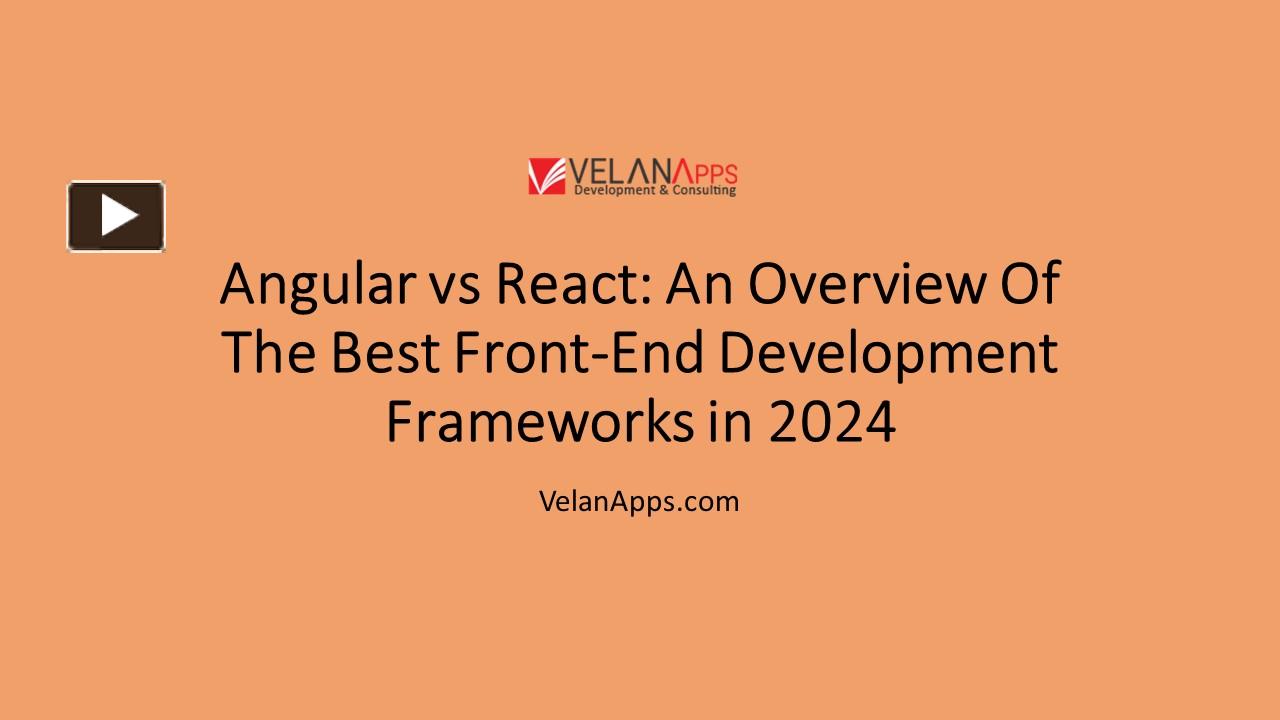 PPT – Angular vs React: An Overview Of The Best Front-End Development ...