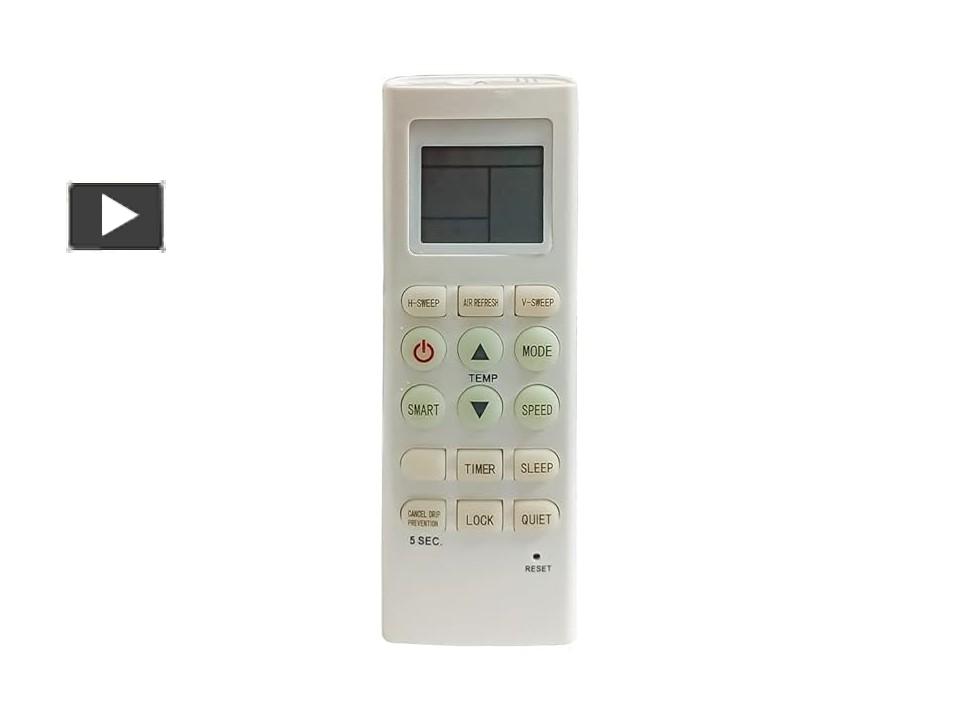 PPT – Air Conditioner remotes for Original Voltas AC Remote Control (6 ...