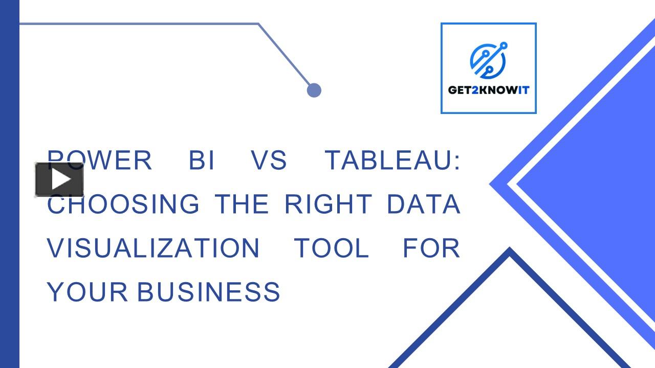 PPT – Power BI vs Tableau: Choosing the Right Data Visualization Tool ...