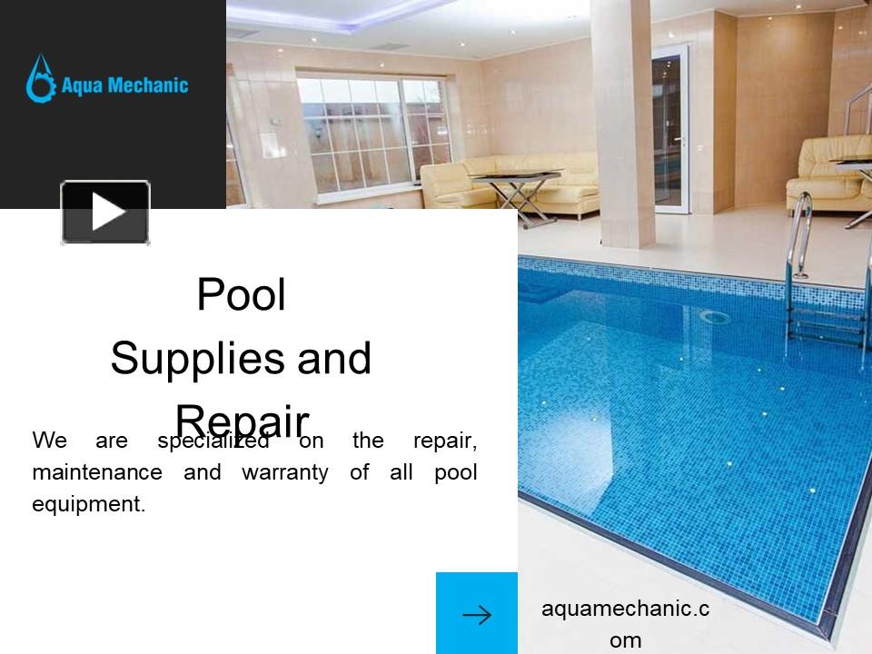 PPT – Swimming Pool Equipment PowerPoint presentation | free to ...