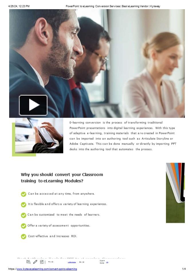 PPT – Converting PowerPoint Presentations into Interactive E-Learning ...