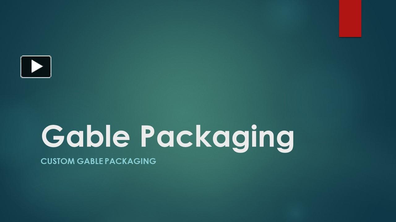 PPT – Gable Packaging PowerPoint presentation | free to download - id ...